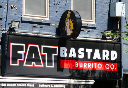 fat bastard burrito sign