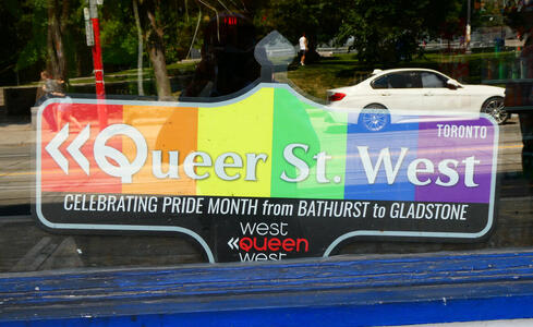 queer street west sign