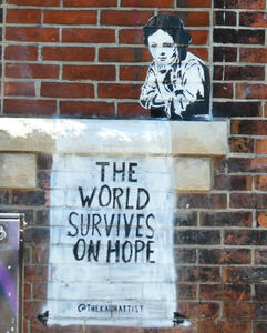 world survives on hope