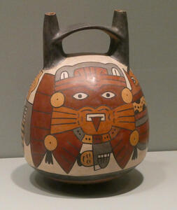 urn with feline features