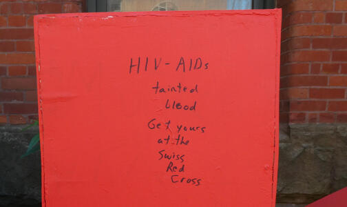 aids tainted blood