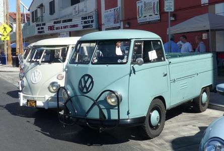 Volkswagen van converted to pickup truck