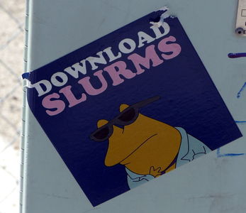 Sticker: “Download Slurms”