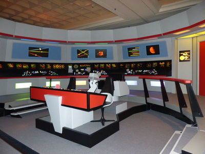 Acting set of the bridge of the starship Enterprise from Star Trek (original series)