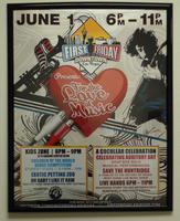 Poster for First Friday in Downtown Las Vegas.