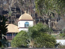 House with domed (minaret-style) roof
