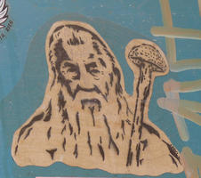 Sticker of Gandalf from Lord of the Rings