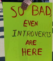 So bad, even introverts are here