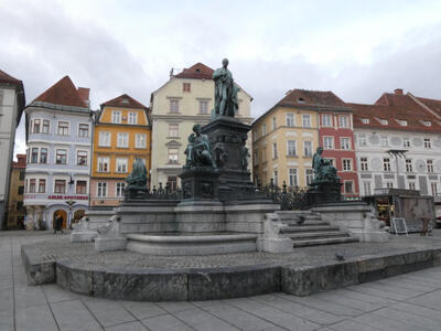 monument at hauptplatz