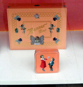 two small antique manner boxes