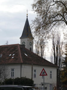 church and trees