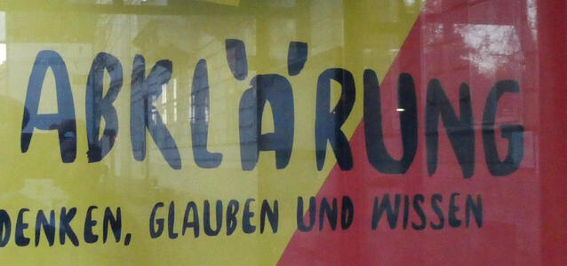 Abklärung with elongated umlaut dots.