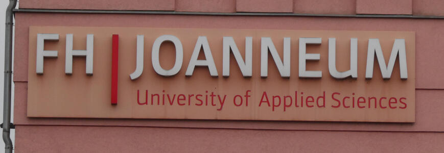 Sign for FH Johanneum University of Applied Sciences