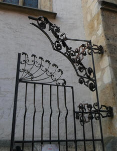 ornate iron gate