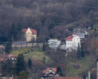 houses on hill