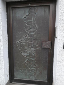 artistic iron door