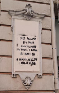 Just because you don't understand it doesn't mean it isn't so #Mental Health Awareness