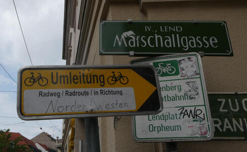 Umleitung Marschallgasse