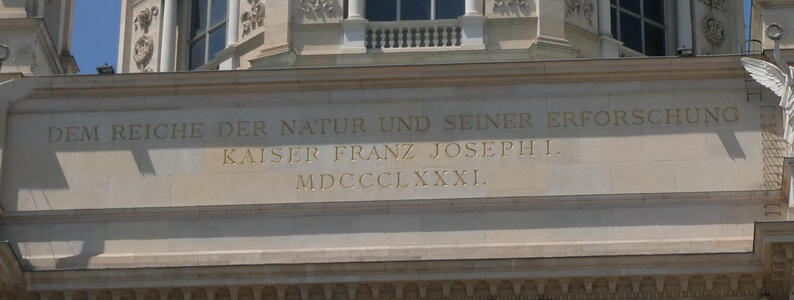 Dem Reiche der Natur und sein Erforschung / Kaiser Franz Joseph I / MDCCCLXXXI