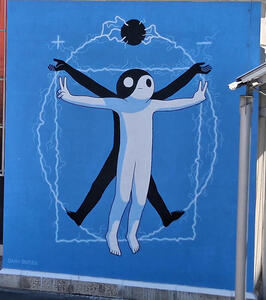 vitruvian yin yang man