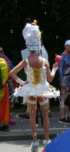 drag queen in high heels