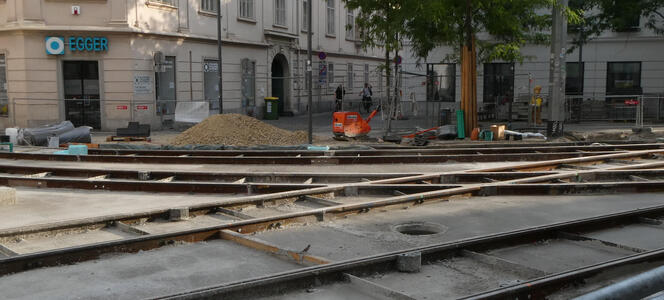 view north on Vorbeckgasse