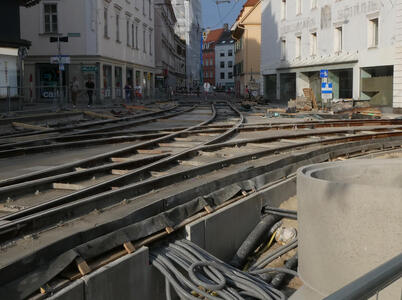 view east on Annenstraße