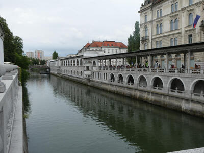 canal in Ljubljana