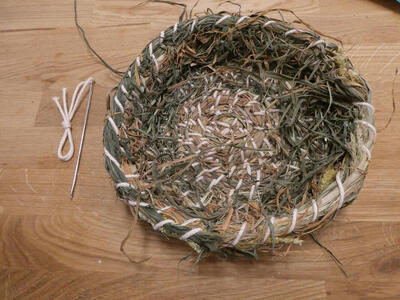 View of basket interior