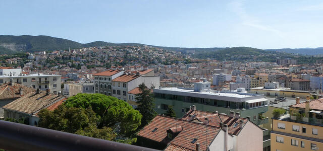 View of trieste from top of San Giusto