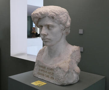 Bust of artist Ruggero Rovan