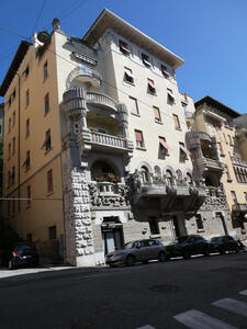 Building with ornate balconies