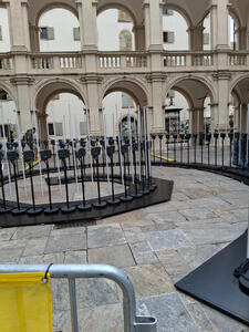 Rods from the Klanglicht installation