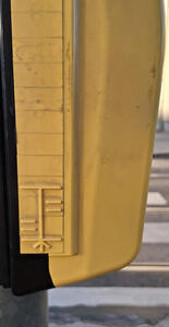 Two sets of rail tracks going in opposite directions.