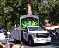 Float with gate for Rotary Playgarden