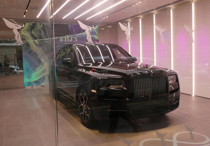 black rolls royce