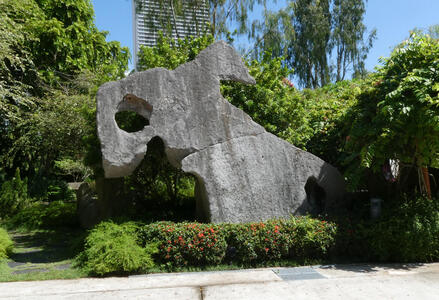 abstract stone sculpture