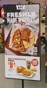 waffles at kfc