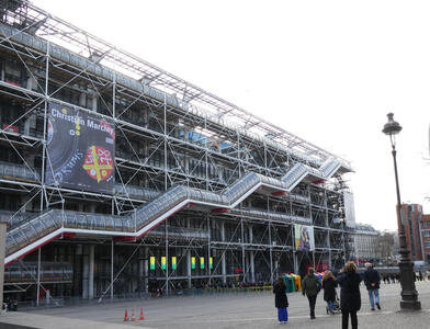 pompidou center exterior