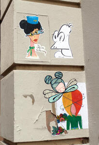 wall cartoons