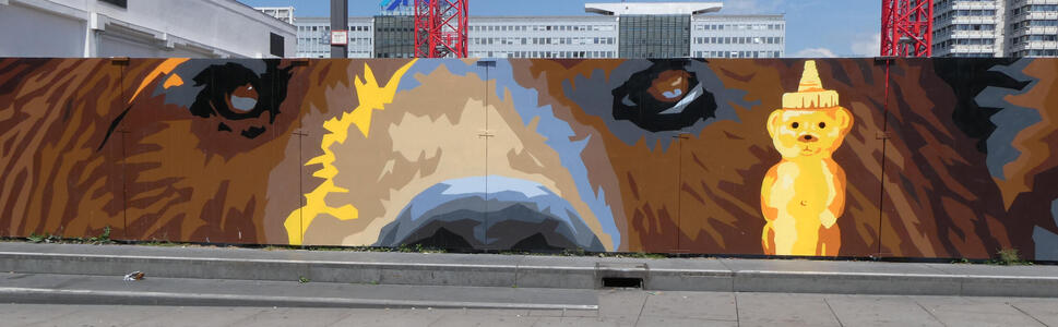 bear and honey bear bottle