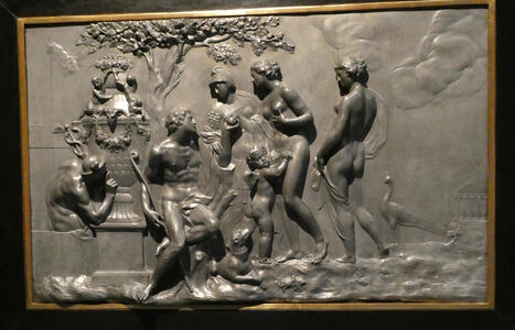 metal relief sculpture