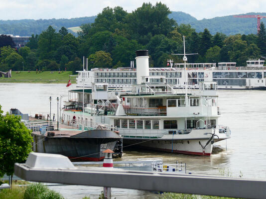 riverboats on danube