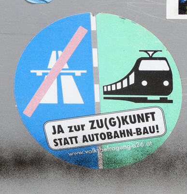 Ja zur Zu(g)kunft statt Autobahn-bau