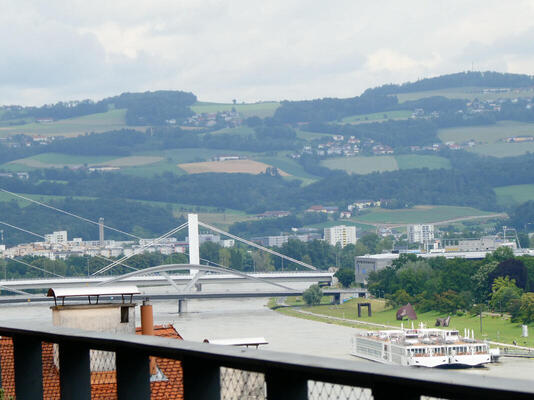 view of city from castle