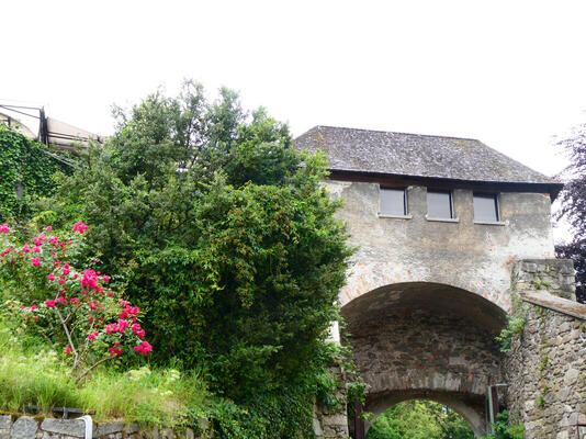 view of castle gate