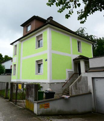 lime green house