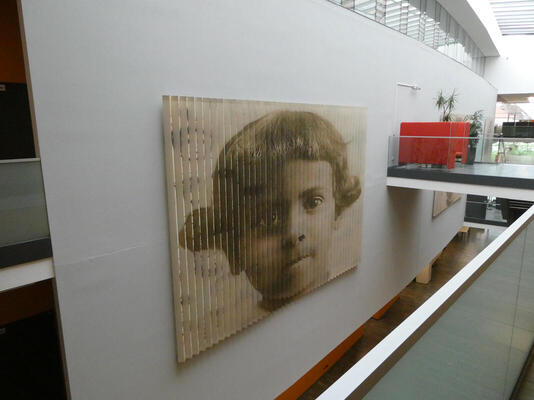 artwork with one face