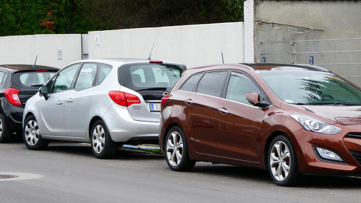 cars parked both directions