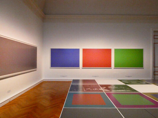 pastel solid color paintings